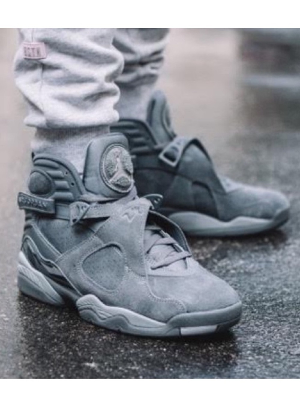 Nike Air Jordan 8 Cool
Grey Suede Sz 10